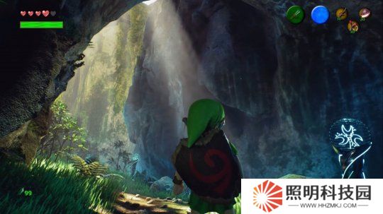 虛幻5重制《塞爾達(dá)：時(shí)之笛》新演示 畫面唯美