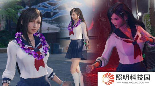 《最終幻想7：重生》新服裝Mod 蒂法穿高中校服清純